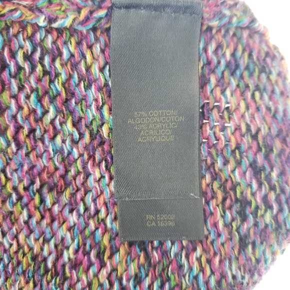 Liz Cailborne Multi Color High neck Sweater - Picture 6 of 6